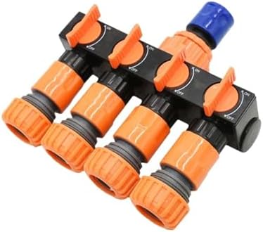 Hoses Connector 1/2 3/4 Garden Faucet Hose 4-Way Manifold Garden Faucet Connector G1/2 G3/4 G1 1 pc(C-2) by Unknown