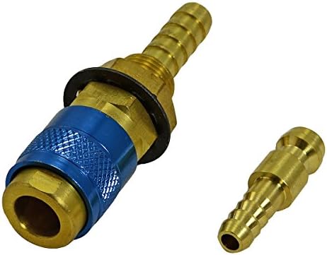 RIVERWELD Argon Quick Connect Fittings Hose Connector Red Blue Gold Color - Image 4