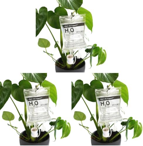 Plant Life Support - Automatic Watering System for Houseplants - Fun Garden Gifts - Home Accessories - Indoor Waterer (Pack of 3) by BubblegumStuff