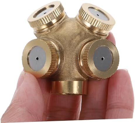 BESPORTBLE 8pcs Brass Spray Nozzles for Garden Irrigation and Cooling Misting Water Sprayer for Area Coverage Suitable for Agriculture Industrial and Fountain Use - Image 6