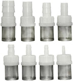 Pressure Washer, Stainless Steel Hose Barb Filter 5 Pcs 6-19mm Pump Drip Irrigation Industrial Fuel Gas(Colorg) by HEAGER