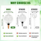 6 Pack 26oz Extra Large Self Watering Globes with 2 Brushes - Image 4