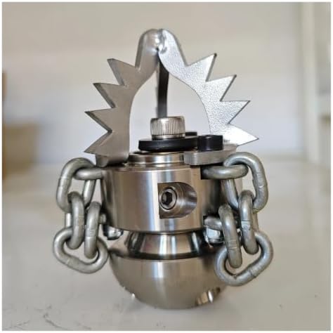 3/8 40L/min 70L/min Pipeline Dredging High Pressure Sewer Urban Machine Rotating Nozzle With Chain(QP4403) - Image 6