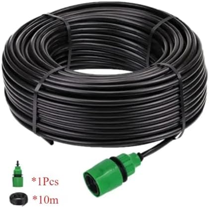 Garden supplies DIY 5-50m PVC Garden Watering Garden Hose 4/7mm Micro Irrigation Pipe Drip Watering Kits with Adjustable Drippers Nozzle(B-10M) - Image 2