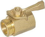Brass Pipe Fittings 3/4 Inch Brass Water Shut Off Valve Heavy Duty Outdoor Garden Hose Connector Pipe Fitting Repair Fittings(K) - Image 6