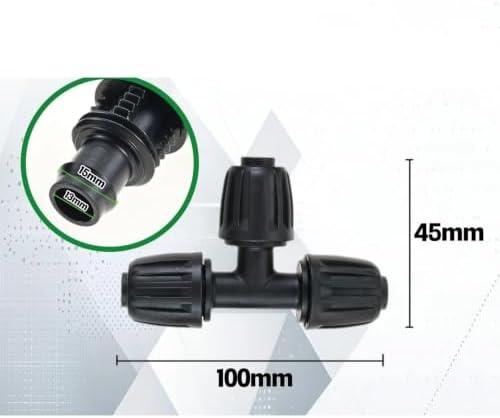 10pcs for Tee Drip Irrigation System Fittings 1/2" Barb Connector 13mm Laying Pipes T Shaped Junction - Image 3