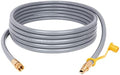 GASPRO 20 Feet 3/8" ID Natural Gas Hose, Low Pressure LPG Hose, for Weber, Char-Broil, Pizza Oven, Patio Heater and More by GASPRO