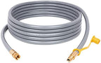 GASPRO 20 Feet 3/8" ID Natural Gas Hose, Low Pressure LPG Hose, for Weber, Char-Broil, Pizza Oven, Patio Heater and More by GASPRO