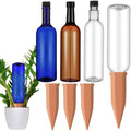 SiliFine 3 Sets Terracotta Watering Spikes,Blue Clear Brown and Terracotta by SiliFine