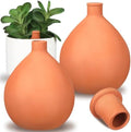 Blushtier 2 Pcs Terracotta Watering Pots Olla Self Watering with Lid 102 oz by Blushtier