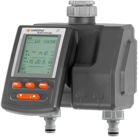 Gardena 01874-20 Multi-Control Duo Water Computer - Grey by Gardena by Unknown