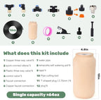 6pcs Olla Watering System Large 64oz Ollas Pot Plant Self Watering Garden Watering System 4.8x4.8x10in Irrigation System Olla Watering System Automatic Plant Watering Devices for Garden Shrub - Image 2