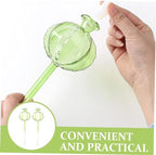 2pcs Cactus Shaped Glass Self Watering Stakes for Plants - Image 4