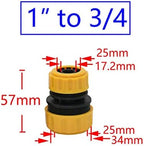 Hose Connector Adapter 1" To 3/4 To 1/2 Inch Garden Hose Reducer 33 Mm 20 Mm 16 Mm Hose Irrigation Fittings With Lock Nuts 20 Pieces (Color : 1I2 to 3I4) - Image 4