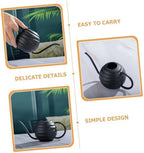 Beaupretty Metal Watering Can for Indoor Plants 400ml Stainless Steel Long Spout Watering Pot for Succulents and Flowers Portable in Black - Image 3