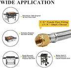 12FT rv quick connect propane hose,propane line with quick disconnect grill - Image 6