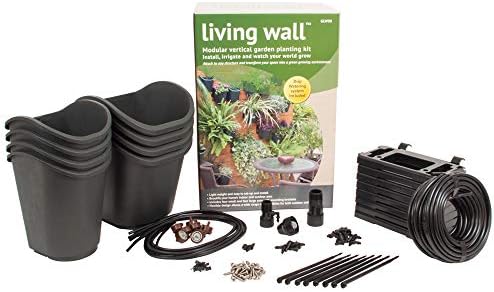 DIG GLW08 Living Wall™ Vertical Garden Kit 8 Pots & Drip Irrigation System- Complete Vertical Gardening Solution by DIGCorp%7CDripIrrigation%E2%80%93MicroIrrigation