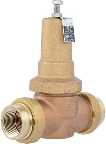 Cash Acme EB45 Pressure Regulating Valve, Double Union, 1-1/4 Inch NPT Female, Metal Top, 60 PSI, PVA35M-DUTH-60 by CashAcme