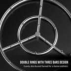 Skyflame 18 Inch Round Stainless Steel Fire Pit High Flame Burner Ring - Image 6