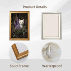 Gold Vintage Framed Hydrangea Still Life Wall Art Floral Painting Print - Image 2