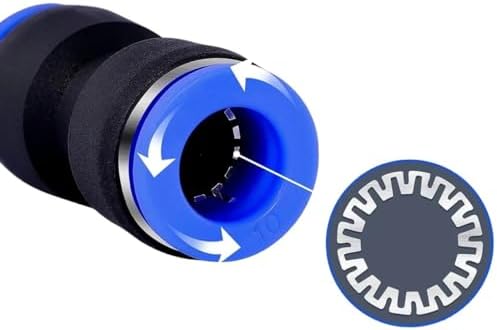 Pneumatic Fitting Pipe Air Connector Tube Quick Release Fitting Plastic Connector Hose Tube Push Pressure 4mm 6mm 8mm 10mm(PU-16,500 Pcs) - Image 5