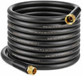 Garden Hose 3/4" x 50ft 5-Layer Heavy Duty Brass Rubber Hose with 1000 PSI Burst Pressure – Kink Resistant Flexible All-Weather Outdoor Hose for Yard Car Wash Pets Black by Unknown