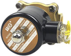 BACOENG VITON 3/8" Brass Electric Solenoid Valve, 12V DC Normally Closed - Image 5