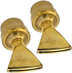 2pc Adjustable Brass Fan-Shaped Fountain Nozzle - 1/2", 3/4", 1", 1.5", 2" Threaded Interface for Garden Water Features(3/4 inch female) - Image 6