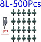 Xiaochen Sprinklers Watering Pipe Fittings 500-200 Pieces 2L 4L 8L Pressure Compensation Dripper Automatic Drip Irrigation Regulator Garden Watering Steady Flow Transmitter (Color : 2L x 500pcs) - Image 6