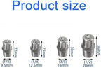 1/8, 1/4, 3/8, 1/2 inch Stainless Steel Solid Cone Nozzle, 304 Material nozzles, for high-Pressure and Low-Pressure Atomization Nozzle dust, Moisture, humidification, etc. - Image 2