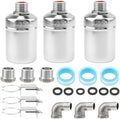 3 Pack Float Valve, 304 Stainless Steel Fully Auto Fill Shut Off Water Level Control Float Valves for Water Tank, Livestock Troughs,Pool by PNXKTXO