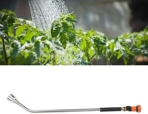 Garden Hose Watering Wand 35.4 Inch Long Reach Sprayer Nozzle with Press Switch, 1000 Mesh Stainless Steel and Aluminum, External Thread 1 Inch Interface, for Plants Lawn and (90CM) - Image 6