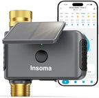 Solar WiFi Water Timer, 1 Zone WiFi Hose Timer for Garden Faucet by Insoma