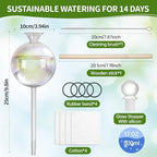 17 oz Extra Large Plant Self Watering Globes, 4 Pack Watering Bulbs - Image 2