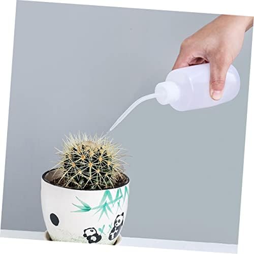 20 Pcs Pointed Watering Bottle Squeeze Bottles for Liquids Watering Can Indoor Hydro Jug Water Bottle Plant Squeeze Bottles Watering Applicator Bottle Bend Mouth Safety Wash Bottle(As Shown,19.5X6X6CM - Image 2