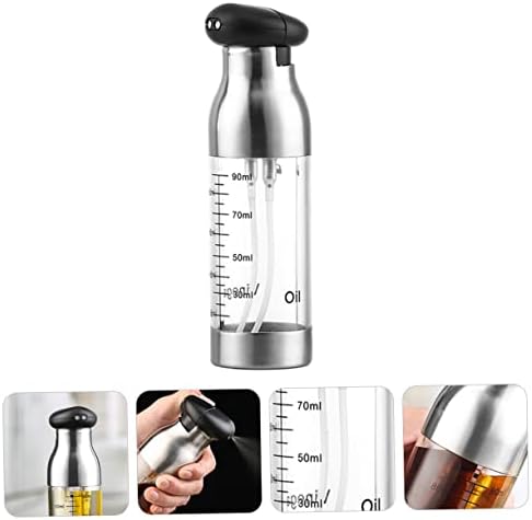 Plastic Watering SprayBottle，Stainless Steel Spray Bottle，90ml Oil Sprayer Bottle Continuous Cooking Dispenser Easy Pour Kitchenware - Image 6