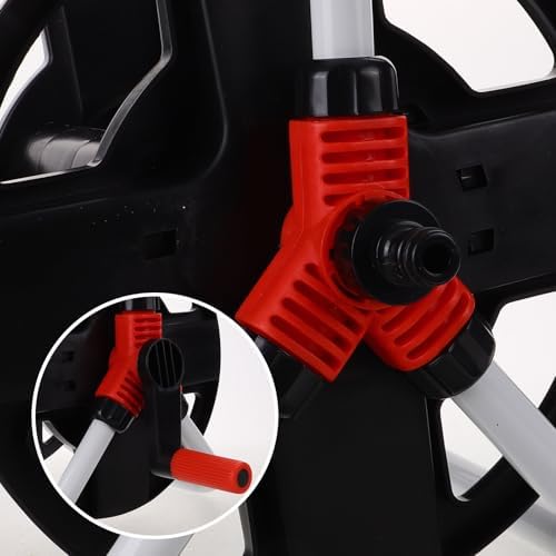 Freestanding Garden Hose Reel Organizer with Coiling Mechanism - Image 6