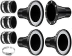 4" to 2.5" Magnetic Dust Collection Fittings for 2-1/2” Shop Vacuum Hose by JIANBENKJ