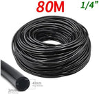 Garden supplies 5-100m Garden Watering Hose 4/7mm PVC Micro Irrigation Pipe Drip Irrigation Tubing Sprinkler 1/4'' Lawn Balcony Greenhouse Nozzle(A-80M) - Image 2