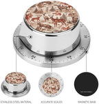 Mechanical Kitchen Timers for Cooking,Animal Wilderness Bear Deer Printed 60 Minute Magnetic Countdown Timer,Cute Cooking Timers with Alarm,Stainless Steel Time Timer Manual No Batteries Required - Image 3