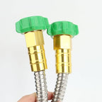 Garden Hose Extender, Leakproof Fitting, Stainless Steel, 10FT - Image 4