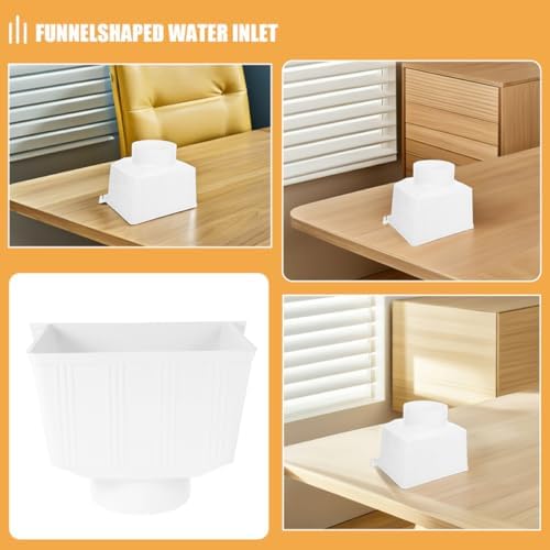 UPKOCH Rainwater Drainage Pipe Adapter Funnel for Downspouts Outdoor Use - Image 7