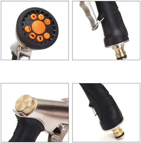 Hose Nozzle, Heavy-Duty Metal Nozzle, Durable And Not Easy To Rust, Car Wash, Gardening Watering Tool Nozzles - Image 5