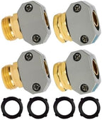 Garden Hose Repair Kit, Male Female Hose End Repair Fittings by NUALLY