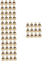 Sosoport 60pcs Low Pressure Brass Misting Nozzle for Outdoor Cooling System Easy to Install Atomizing Sprayer for Gardens Patios and Lawns by Sosoport