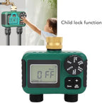 Sprinkler Timer 2 Zone, Brass Inlet NH3/4 Thread IPX5 Water Proof LCD Display Hose Timer for Garden, Yard, Lawn, Pool, Timed Irrigation, Programmable Water Controller - Image 4