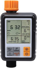 Zerodis Sprinkler Timer with Large Display IP55 Automatic Irrigation System, Programmable Hose Watering Timer for Lawn Garden Flower Beds, Battery Not Included by Zerodis
