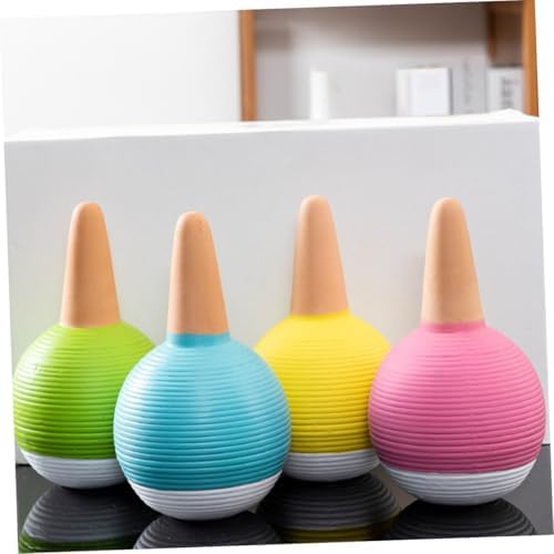 Gadpiparty 4pcs Self Watering Globes for Plants Red Ceramic Large Watering Spikes with Drip Irrigation Indoor Outdoor Automatic Plant Waterer Set for Garden - Image 5