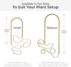 Beautiful Self-Watering Wick System for Effortless Plant Care, Automatic Drip Irrigation, Sustainable & Stylish Scandinavian Design, Ideal for House Plants (S, Beige Sand) - Image 4