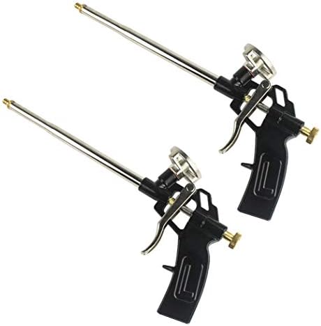 2 Pack Foam Gun, Picowe Foaming Gun Pu Expanding Caulking Gun Metal Body Pro Heavy Duty PU Spray Foam Gun Grade Expanding Spray Application Applicator by Picowe